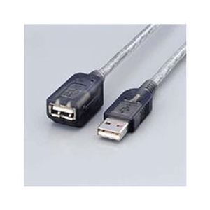 エレコム マグネットUSBケ-ブル(グラファイト) 2m USB-EAM2GT-イメージ1