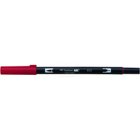 トンボ鉛筆 デュアルブラッシュペン ABT Persimmon F040080-AB-T835