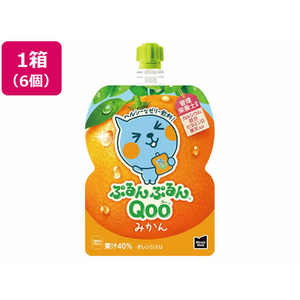 コカ・コーラ ぷるんぷるんQoo みかん味 6個 FCC6329-53043-イメージ1