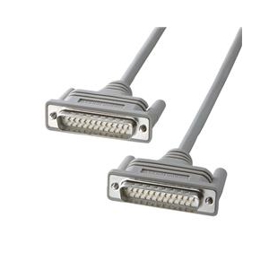 サンワサプライ RS-232Cケーブル（25pin/クロス・非同期通信・3m） KRS007K-イメージ1