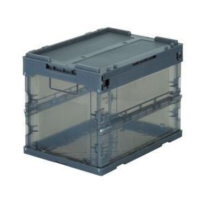 トラスコ中山 スケルコンオリコン20L(蓋付) 黒 FC240GN-3746232-イメージ1