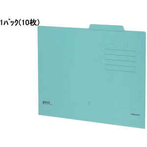 コクヨ NEOS 個別フォルダー A4 ターコイズブルー 10枚 F010577-A4-NEIF-B-イメージ1