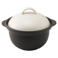 ミヤオカンパニーリミテド サーマテック直火炊飯土鍋3合炊・内蓋付アイボリ FC935LT-6972370