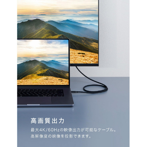 CIO シリコンケーブル CtoC 240W(1m) ブラック CIO-SL240W-CC1-BK-イメージ7