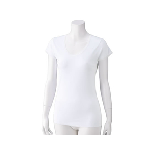 ケアファッション 3分袖シャツ(2枚組) 婦人 ホワイト M FC763PM-03806111-イメージ1