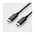 エレコム USB2．0ケーブル(Type-C-TypeC) 2．0m ブラック U2C-CC5P20NBK