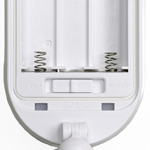 ヤザワ 乾電池式人感明暗ナイトライトアーム可動 NBSMN73WH-イメージ4