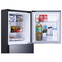 ツインバード HR-GJ12B 【右開き】121L 2ドア冷蔵庫 ブラック