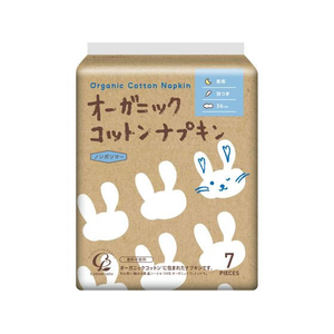 コットン・ラボ オーガニックコットンナプキン 夜用 36.0cm 羽つき 7個 FC812TH-イメージ1