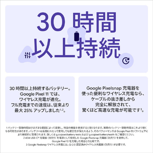 Google Google Pixel 11 256GB Obsidian GA10870-CA-SF-イメージ8