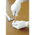 トラスコ 使い捨てニトリル手袋ＴＧスタンダード ０．０８粉付青Ｍ １００枚 TRUSCO 使い捨て手袋“TGスタンダード”(100枚入) TGスタンダード 厚さ0.08mm (100枚入)粉付 TGPN08BM-イメージ2