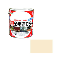 アサヒペン 油性多用途カラー 1.6L アイボリー FC711NV