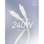 CIO シリコンケーブル CtoC 240W(1m) ホワイト CIO-SL240W-CC1-WH-イメージ2