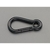 エスコ スナップフック スチール製 黒 51×6.0mm FCY8359-EA638JP-121-イメージ1