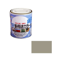 アサヒペン 水性多用途カラー 1.6L ライトグレー FC696PM