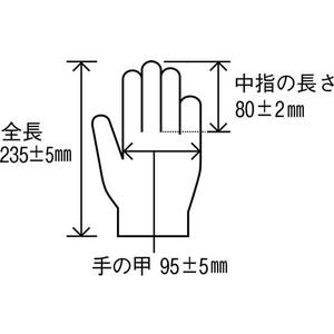 ファーストレイト NPVグローブプラス M 200枚×40箱 FC402NT-FR-6016-イメージ3