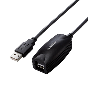 エレコム USBエクステンダーケーブル(5.0m) ブラック USB2-EXC50 エレコム USBエクステンダーケーブル(5.0m) ブラック USB2-EXC50