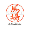 シヤチハタ ネームペン用ネーム シルバー 既製 馬場 FC47451-X-GPS-1680