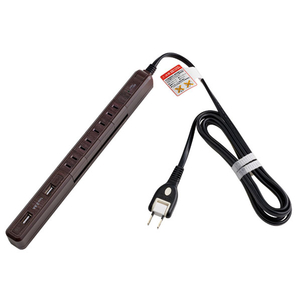 エルパ USBスリム回転タップ(4個口/2ポート・2m) 木目 WBS-SL402USB(WD) エルパ USBスリム回転タップ(4個口/2ポート・2m) 木目 WBS-SL402USB(WD)