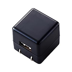 エレコム キューブ型AC充電器(DAP用・長寿命・1A) ブラック AVA-ACUAN007BK エレコム キューブ型AC充電器(DAP用・長寿命・1A) ブラック AVA-ACUAN007BK