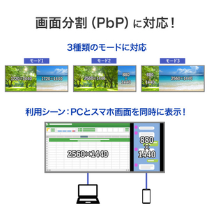 I・Oデータ 34型液晶ディスプレイ BizCrysta LCD-CWQ341SDB-F-イメージ9
