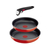 Ｔ－ｆａｌ インジニオ・ネオ パプリカレッド 3点セット ガス火専用 FCF830U-L15193-イメージ1