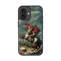 ikins iPhone 16用天然貝ケース ナポレオン サンベルナール峠 I27125I16