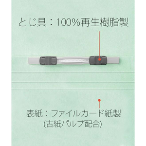 プラス フラットファイル 縦罫線タイプ B5E ブルー FCF528T-NO.032NT/98-265-イメージ5