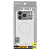 トリニティ iPhone 18 Pro用 / 17 Pro用 [NIL] マグネット吸着式アクセサリー対応 シリコンケース ホワイト TR-IP26M3-NILMS-WT