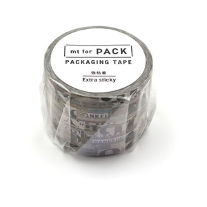 カモ井 mt for PACK 英字新聞コラージュ FCE508L-MTPACK24-イメージ2