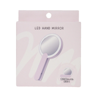 e angle LEDハンドミラー ピンク ANGT-LHM-25-08-P
