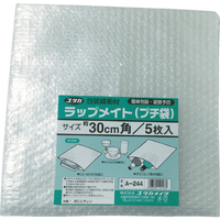 ユタカメイク 緩衝材　ラップメイト（プチ袋）　３０ｃｍ角　（５枚入） A-244