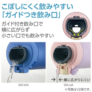 象印 ステンレスマグ シームレスせん(0．48L) ダイナソーブルー SM-UA48-AJ-イメージ6