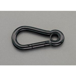 エスコ スナップフック スチール製 黒 60×8.0mm FCY8360-EA638JP-122-イメージ1