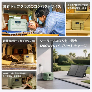BLUETTI AORA 100 V2 ミントグリーン AORA100V2ﾐﾝﾄｸﾞﾘ-ﾝ-イメージ9
