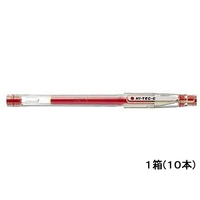パイロット ハイテック05 極細0.5mm レッド 10本 F189679-LH-20C5-R