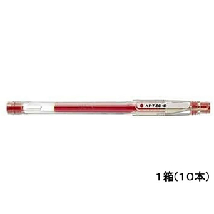 パイロット ハイテック05 極細0.5mm レッド 10本 F189679-LH-20C5-R-イメージ1