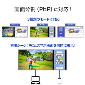 I・Oデータ 34型液晶ディスプレイ LCD-CWQ341SDB-FX-イメージ9