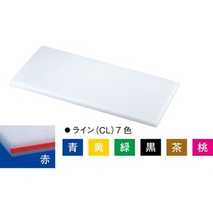 住友/スーパー耐熱まな板カラーライン付 SSWKL 500×270×20 赤 500×270mm赤20mm FCL3204-031775003-イメージ1