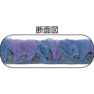 ３Ｍ 水油とりマット　青　９００Ｘ６００ｍｍ N/OIL BLU 900X600-イメージ4