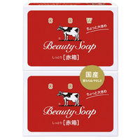 牛乳石鹸 カウブランド 赤箱 ちょっと大きめ 2コ入 COWｱｶﾊﾞｺﾁﾖﾂﾄｵｵｷﾒ2ｺｲﾘ