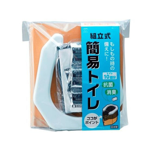 スマイルキッズ 組立式簡易トイレ 10回分 FCD858F-ABO-3210-イメージ1