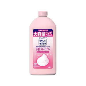 ライオン CHARMY泡のチカラ 手肌プレミアム 詰替 大容量 530mL FC335RA-イメージ1