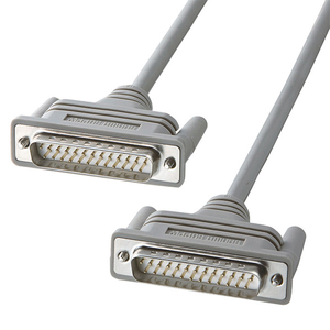 サンワサプライ RS-232Cケーブル(25pin/クロス・同期通信・1．5m) KRS117K-イメージ1
