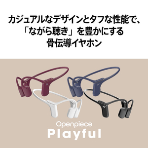 AVIOT 骨伝導イヤホン ダークルージュ WB-P1-RD-イメージ8