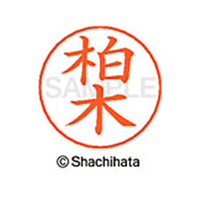 シヤチハタ ネームペン用ネーム シルバー 既製 柏木 FC46466-X-GPS-0695