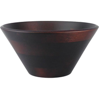 丸十 ラバーウッド サラダボール ブラウン 18cm 640491 FC509LE-1856610