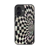 ikins iPhone 16用天然貝ケース 錯視 I27127I16