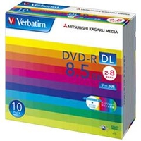 Verbatim データ用DVD-R DL 8．5GB 2-8倍速 インクジェットプリンタ対応 10枚入り DHR85HP10V1