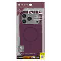 トリニティ iPhone 18 Pro用 / 17 Pro用 [NIL] マグネット吸着式アクセサリー対応 シリコンケース ワインレッド TR-IP26M3-NILMS-WR